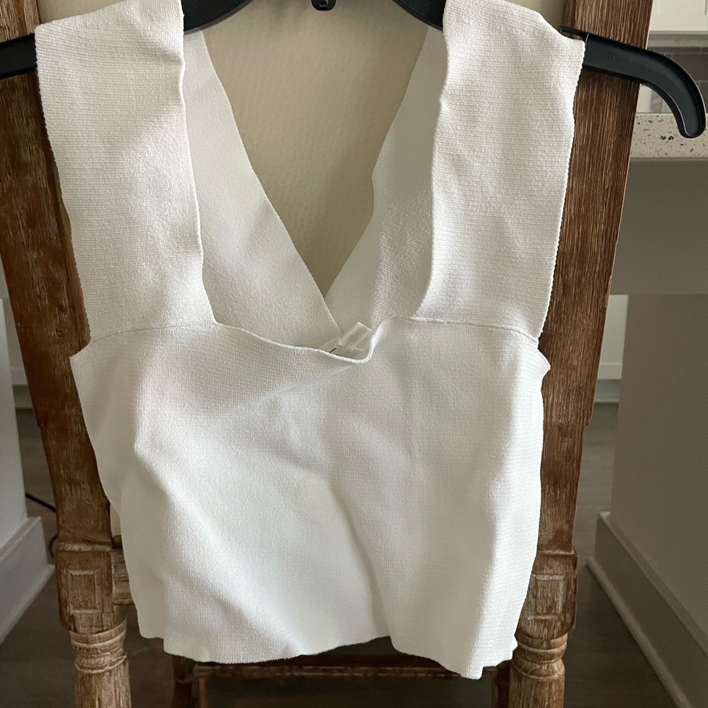 ALC white crop top